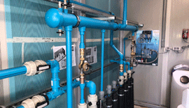 NIRON SYSTEM FOR A REVERSE OSMOSIS WATER TREATMENT STATION