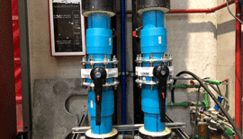 NIRON PRE-INSULATED PIPING SYSTEM INSTALLED IN A PLASTICS PROCESSING PLANT