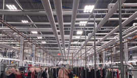 NIRON BETA INSTALLED IN RENT THE RUNWAY WAREHOUSE IN NEW YORK